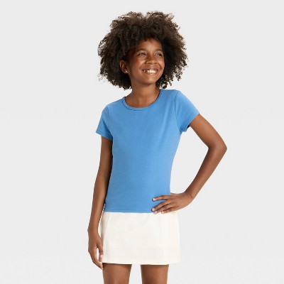 Girls' Short Sleeve Fitted T-Shirt - Cat & Jack™