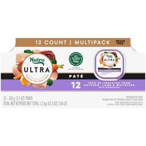 Nutro Ultra Chicken, Lamb, Salmon, Superfoods Adult Wet Dog Food - 3.5oz - 1 of 4