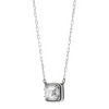 Silpada 'Fabulous Shine’ Sterling Silver Cubic Zirconia Pendant Necklace, 16” + 2” - 2 of 4