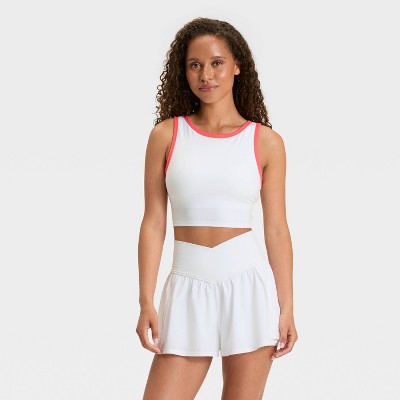 Women's Contrast Longline Sports Bra - JoyLab™