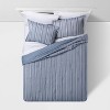 Classic Stripe Comforter & Sham Set - Threshold™ - image 3 of 4