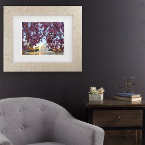Trademark Fine Art Mich Catanzaro Jefferson Memorial Matted Framed Art - 1 of 4