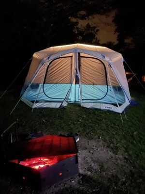 10 Person Lighted Instant Tent with Screen Room 14' x 10' – Core Equipment