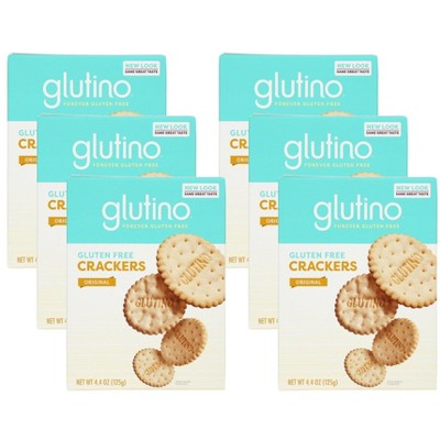 Glutino Gluten-Free Original Crackers - Case of 6/4.4 oz