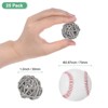 Unique Bargains Wicker Rattan Decorative DIY Crafts Balls 1.2 Inch 25 Pcs - 2 of 4