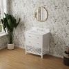 30Inch Bathroom Vanities Cabinet With Sink Combo Set Marble Countertop Home Decor Bathroom Vanities with Drawer - 4 of 4