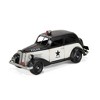 HomeRoots 7" Black and White Metal Hand Painted 1937 Police Car Model Car - 3 of 4