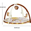 Tummy Time Play Mat w/ 9 Detachable Toys - Sensory & Motor Skill Development for Babies 0-18M, Non-Slip - 4 of 4