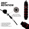 RDX Sports Skipping Rope with Soft Memory Foam Handles, 10.3FT Adjustable Tangle-Free PVC Coated Steel Jump Cable, Fat Burning Yoga Fitness MMA - 3 of 4