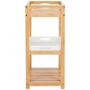 Akio 3 Tier Shelf - Indoor - STG1915 - White/Natural - Safavieh - 4 of 4