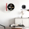 Wall Mounted Plastic Clock with Hidden Storage Door - Secret Interior Compartment, Hidden Safe for Storing Valuables - 3 of 4