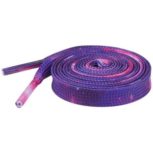INSPIRE CHIC Cute Gradient Tie-Dye Flat Shoe Laces for Sneakers 1 Pair - 1 of 4