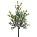 Vickerman 18" Frosted Hemlock-Angel Pine Artificial Christmas Spray