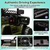 12V Ride On Truck Car, Kids Electric Vehicle Remote Control, Powered Ride On Toy Truck with Spring Suspension, 3 Speeds, Lights, Music for Kids 3-9 - 3 of 4