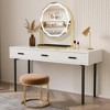10X LED Vanity Mirror with Lights, Touch Button, Sturdy Iron Frame & MDF Backboard - 4 of 4