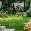 INFURNIC Nature Exploration Toys Kids Outdoor Climbing Frame Playground Dome Climber with Colorful Rocks, Black Green, 110.24"*110.24"*55.12" - 3 of 4