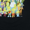 Seven Times Six The Simpsons T-Shirt Men's Group Photo Character Short Sleeve Graphic Tee Black - 4 of 4