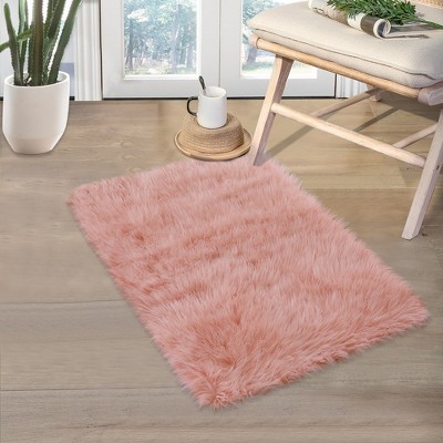 Shaggy Area Rugs Plush Rug Carpet Decorative Solid Rug