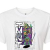 Women's - Teenage Mutant Ninja Turtles - Donatello, Raphael, Leonardo, & Michelangelo Cropped Graphic T-Shirt - 2 of 4