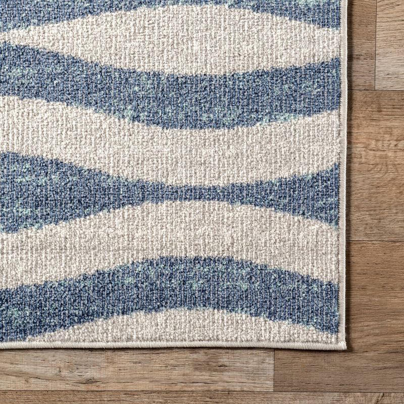 nuLOOM Tristan Contemporary Waves Area Rug Blue, 5 of 10