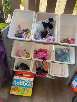 Kids' Toy Organizer With 16 Storage Bins Natural/mint - Humble Crew : Target