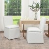 KINWELL 21"W Performance Fabric Dining Chair with Casters (Set of 2) - 2 of 4