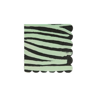 Safari Animal Print Neon and Gold Foil Luncheon Napkins