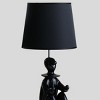 21.25" Modern Polyresin Table Lamp with Built-In Phone Holder, Accent Lamp for Living Room or Bedroom – The Pop Home - 3 of 4