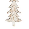 Gallerie II Wooden White Carved Tree Ornament - 3 of 4