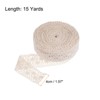 Unique Bargains Hollow Clothes Wedding Decoration Gift Wrap Cotton Lace Ribbon - 2 of 4