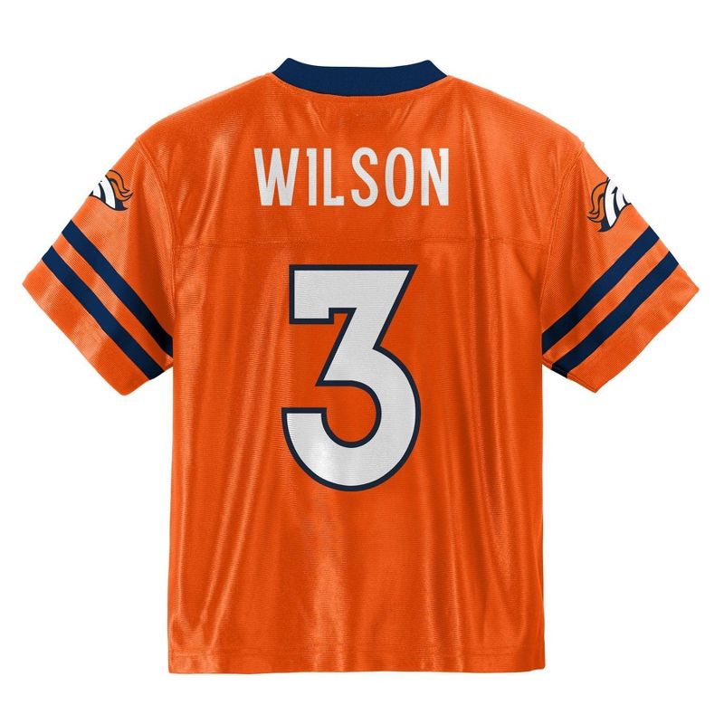 NFL Denver Broncos Toddler Boys&#39; Short Sleeve Wilson Jersey, 3 of 4