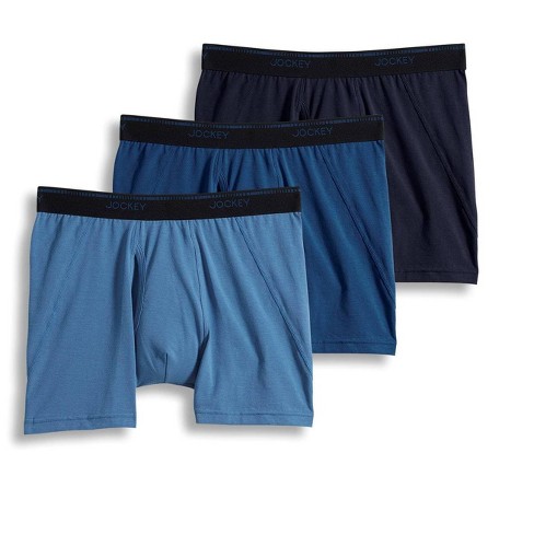 Jockey Men's Underwear MaxStretch 6 Boxer Brief - 3 Pack, Navy/Blue  Tranquil/Blue Wash, XX-Large : : Clothing, Shoes & Accessories