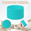 Unique Bargains Silicone Protective Heat Resistant Non Slip Coffee Cup Sleeve 4 Pcs - 3 of 4