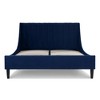 Sandy Wilson Home Aspen Vertical Tufted Headboard Platform Bed Set, Queen - 2 of 4