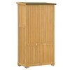 WELLFOR 90 gal 2 tier Wood Deck Box Natural Wood - 2 of 4