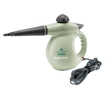 Photo 1 of **PARTS** **POWERS ON** **USED** **SEE NOTES** BISSELL Steam Shot Hard Surface Cleaner - Green 39N71