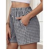 Shorts for Women Summer Casual Lounge Beach Bottoms Pajama Plaid Boxer Shorts - 4 of 4