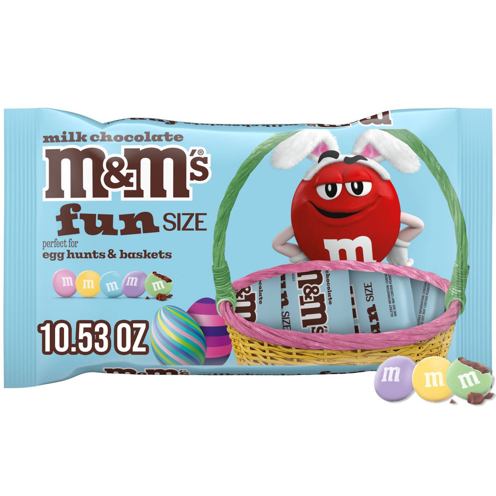 M&M's Easter Milk Chocolate Candies Fun Size - 10.53oz