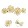 Unique Bargains Paint Lily Flowers French Barrette Hair Clips 1 Pc - 3 of 4