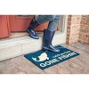 1'4" x 2'4" Catch You Later, Gone Fishin' Indoor/Outdoor Coir Doormat Blue/Beige - Entryways: PVC Backed, Shake Clean - 3 of 4