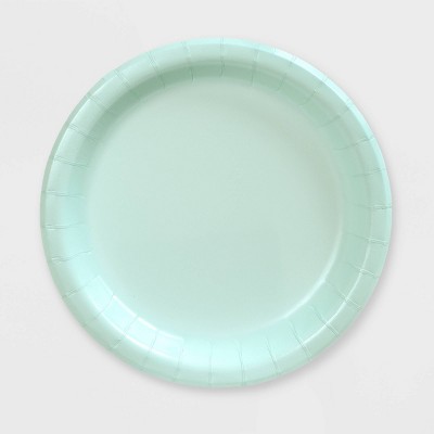 aqua paper plates