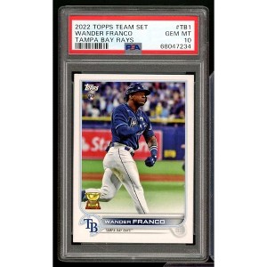 Wander Franco Rookie Card 2022 Topps Team Set #TB1 PSA 10 - 1 of 2
