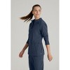 Barco One Women's Venture 4-Pocket Banded Collar Zip Up Warm-Up Scrub Jacket - 3 of 4