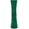 Memoi Women's Golfing Santa Holiday Crew Socks Green 9-11 - 2 of 3