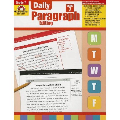 Daily Paragraph Editing Grade 7 - Annotated by  Evan-Moor Educational Publishers (Paperback)