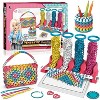 TopComfy Baby and Toddler Learning Toy DIY Ribbon Weaving Jewelry Kit for Creative Craft Play, Multicolored, 14.17"*10.62"*2.75" - 2 of 4