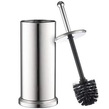 Toilet Brush Set - Toilet Bowl Set - Toilet Cleaning with Lid and Holder Bowl - Homeitusa
