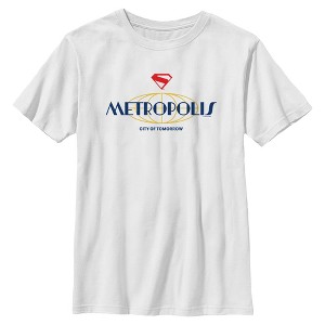 Boys Superman City of Tomorrow Logo T Shirt - 1 of 4