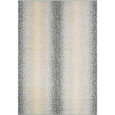 Mark & Day Esdonk 6'7"x9' Rectangle Woven Indoor Area Rugs Medium Gray: Stain-Resistant, Pet Friendly, Modern Decor