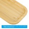 Unique Bargains Bamboo Wood Indoor Outdoor Plant Saucer 1 Pc - 3 of 4